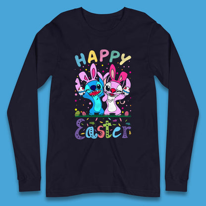 Happy Easter Stitch Long Sleeve T-Shirt