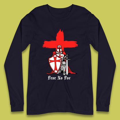 Fear No Foe St George's Day Long Sleeve T-Shirt