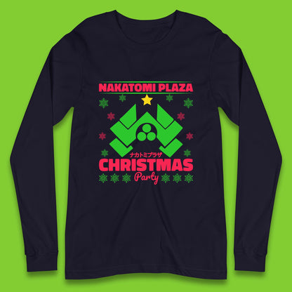 nakatomi plaza christmas long sleeve t shirt
