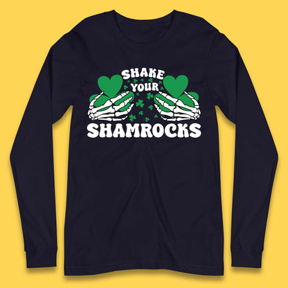 Shake Your Shamrocks St Patty's Day Long Sleeve T-Shirt