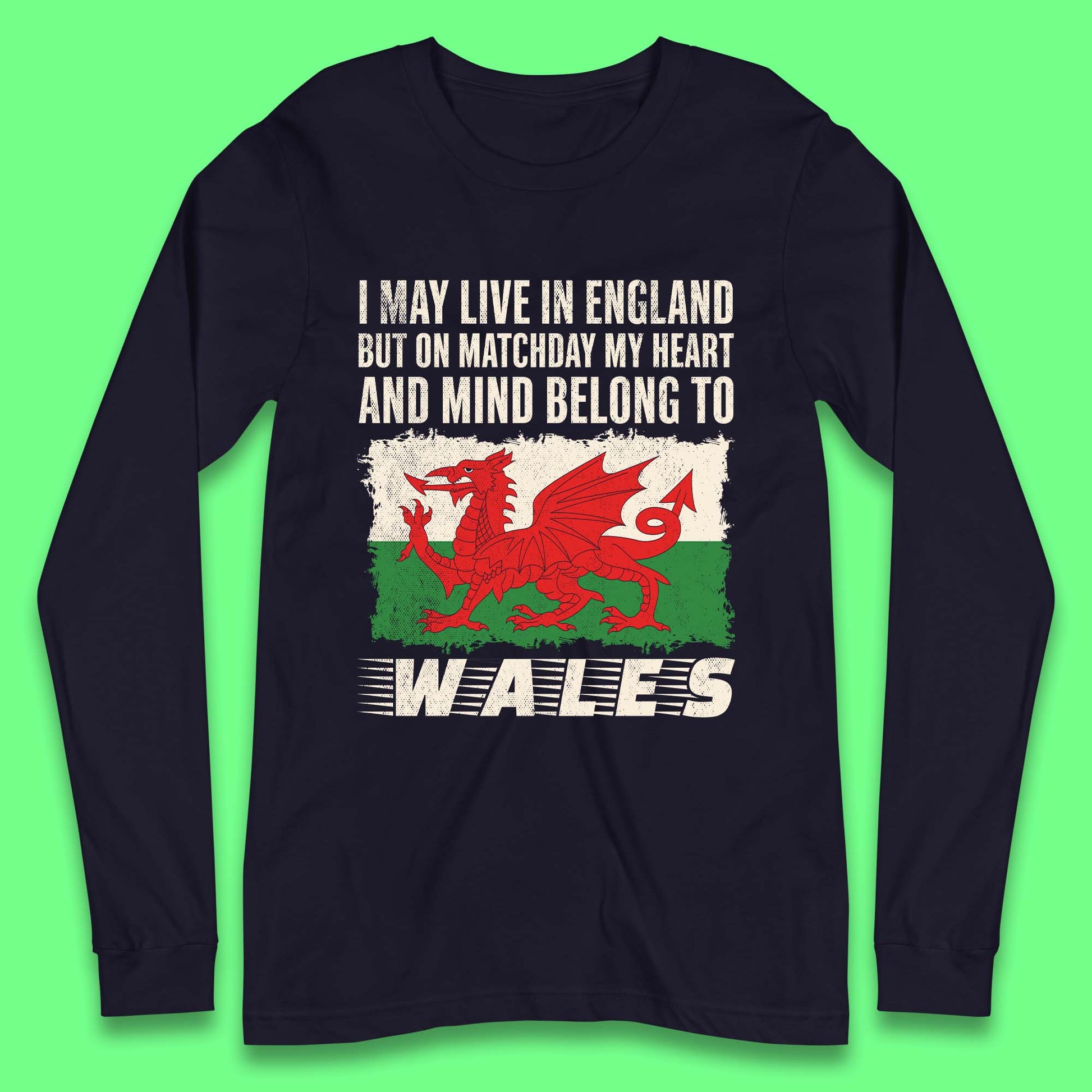 Wales Long Sleeve Football Shirt