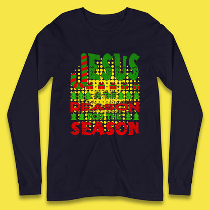 christmas jesus long sleeve t shirt