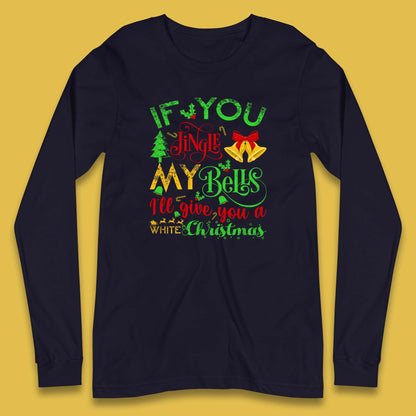 jingle bells funny long sleeve t shirt