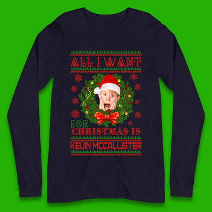 Kevin McCallister Christmas Long Sleeve T-Shirt
