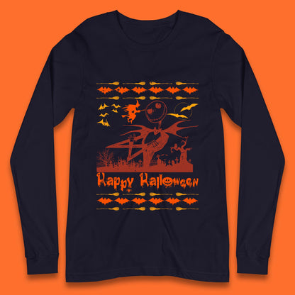 happy halloween long sleeve t shirt
