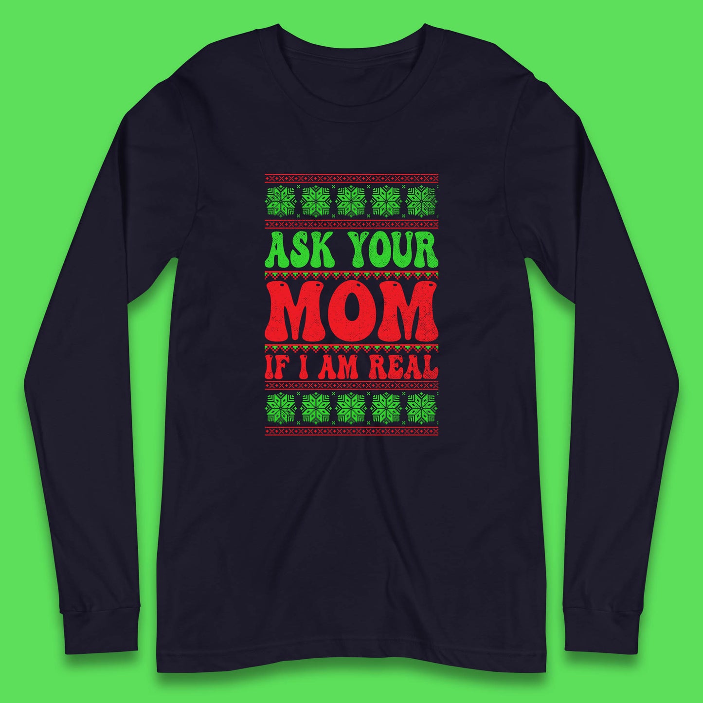 christmas santa festive long sleeve t shirt