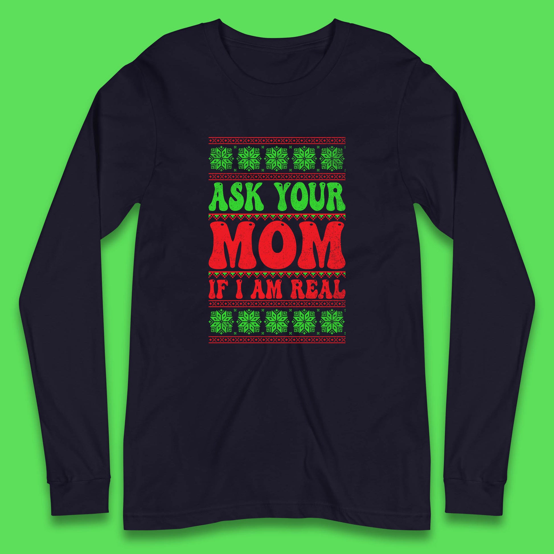 christmas santa festive long sleeve t shirt