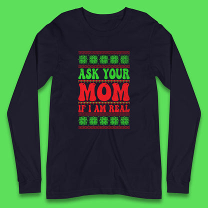 christmas santa festive long sleeve t shirt