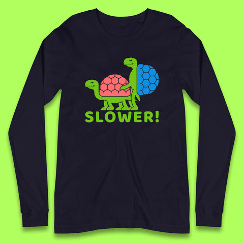 Sea Turtle Sex Tortoise Intercourse Animal Reproduction Funny Slower Offensive Ocean Life Lover Long Sleeve T Shirt