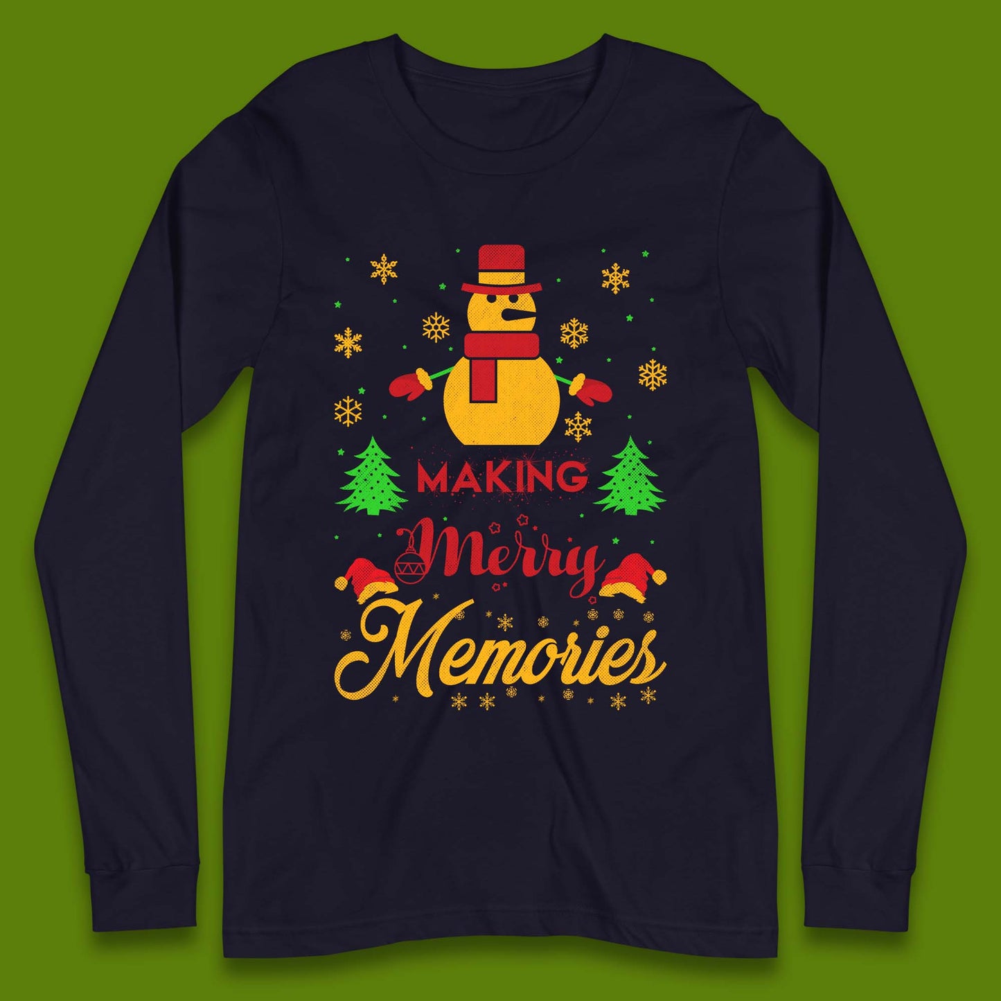 Merry Memories Christmas Long Sleeve T-Shirt
