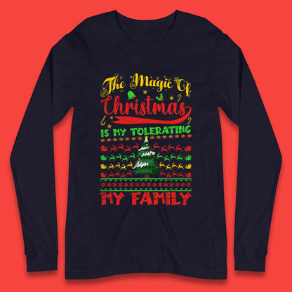 christmas quote long sleeve t shirt