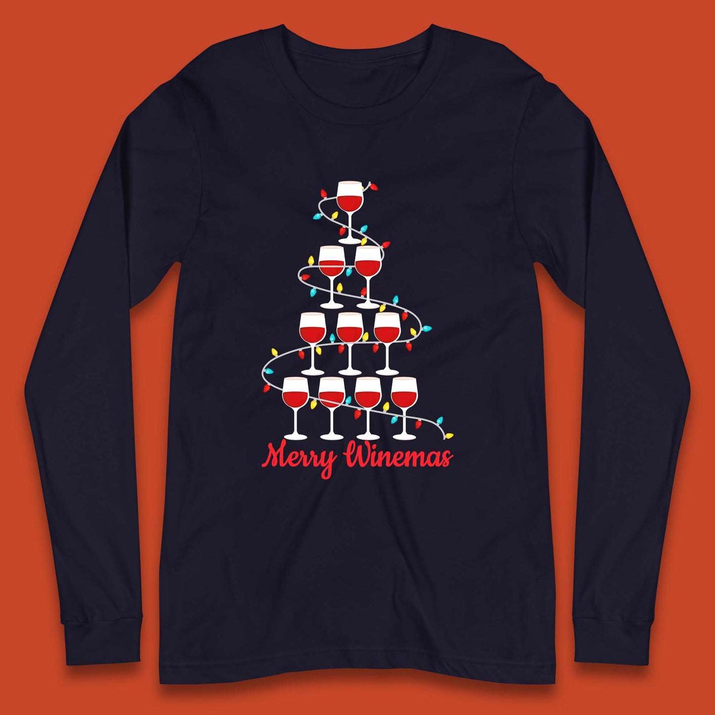 Merry Winemas Christmas Long Sleeve T-Shirt