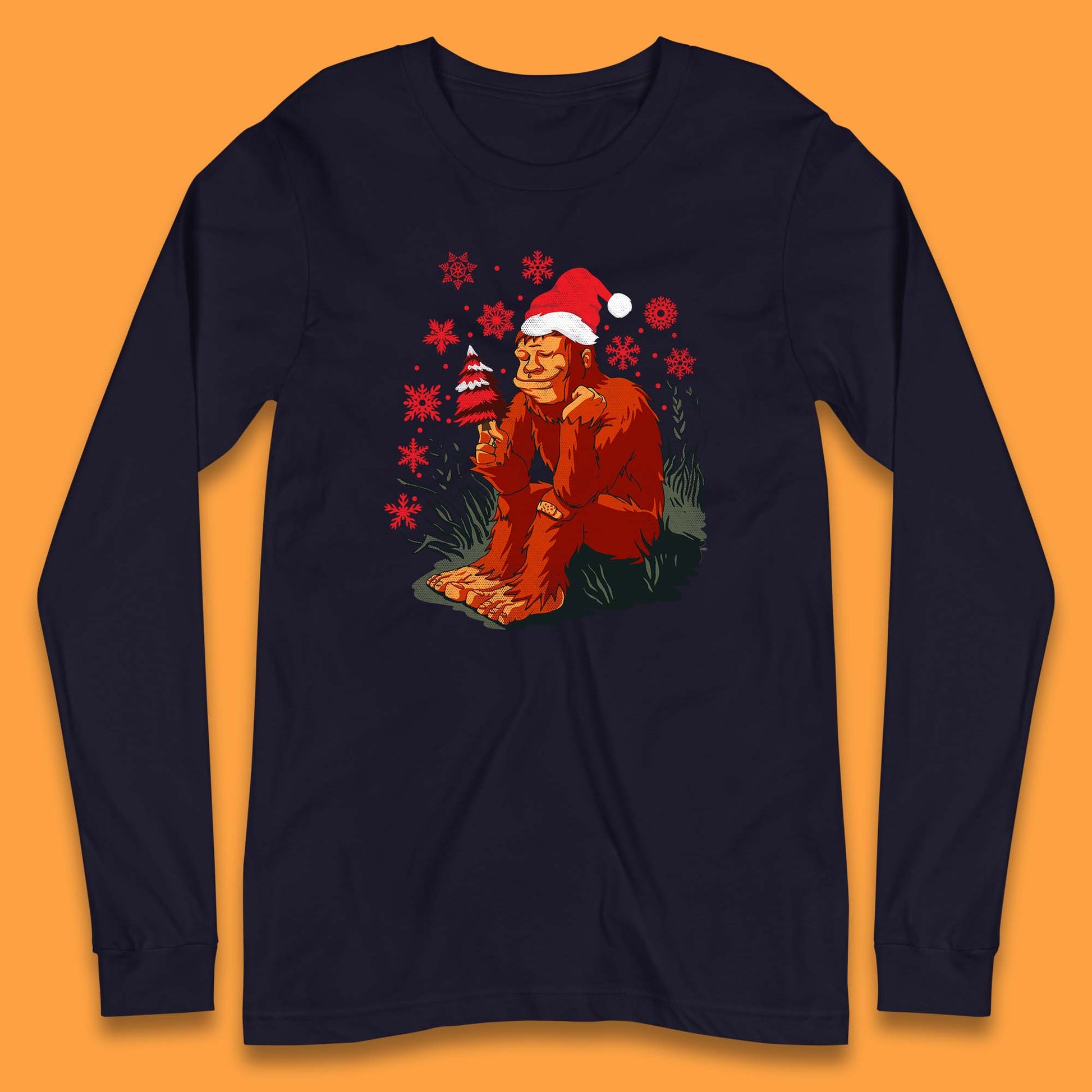 big foot christmas shirt