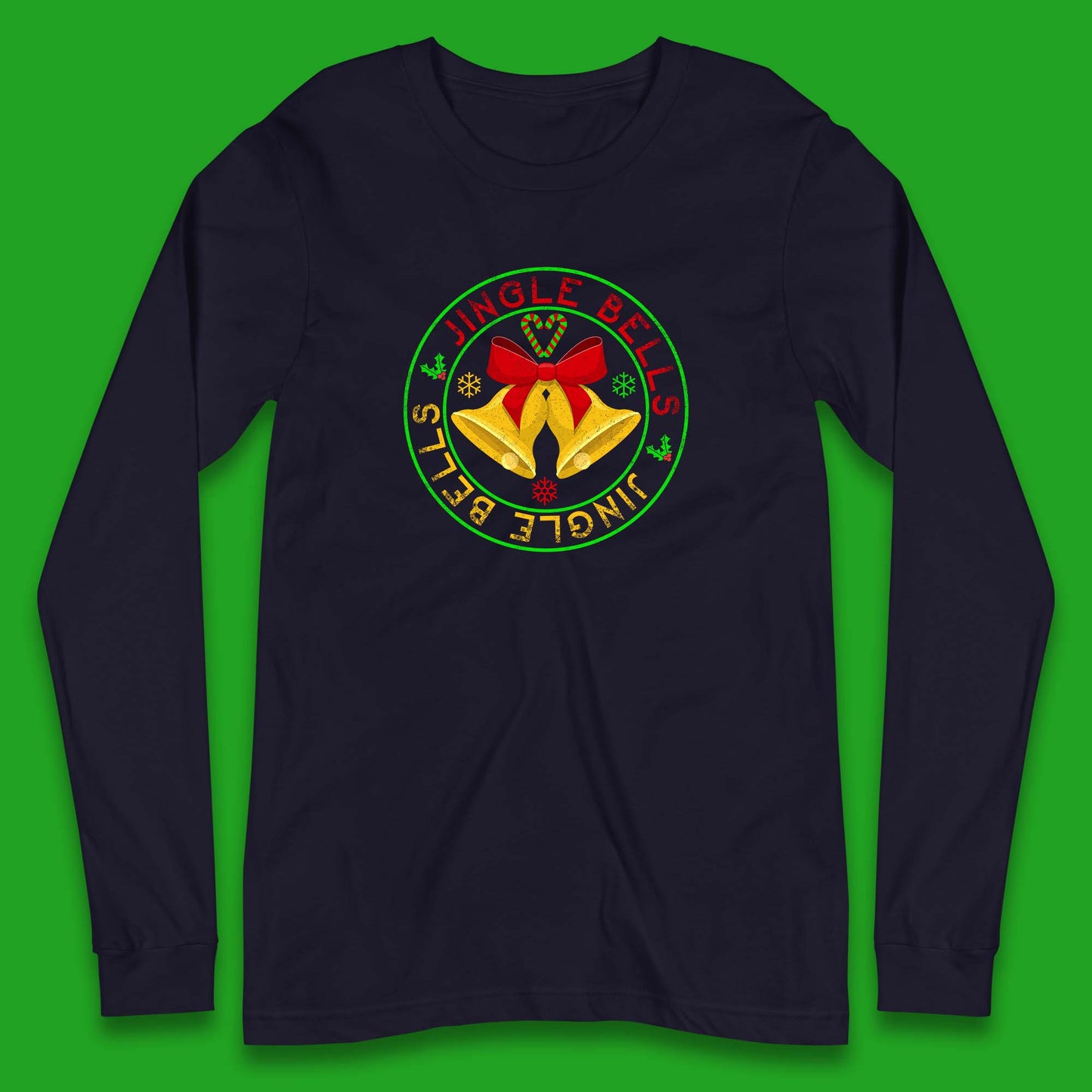 jingle bells christmas long sleeves t shirt