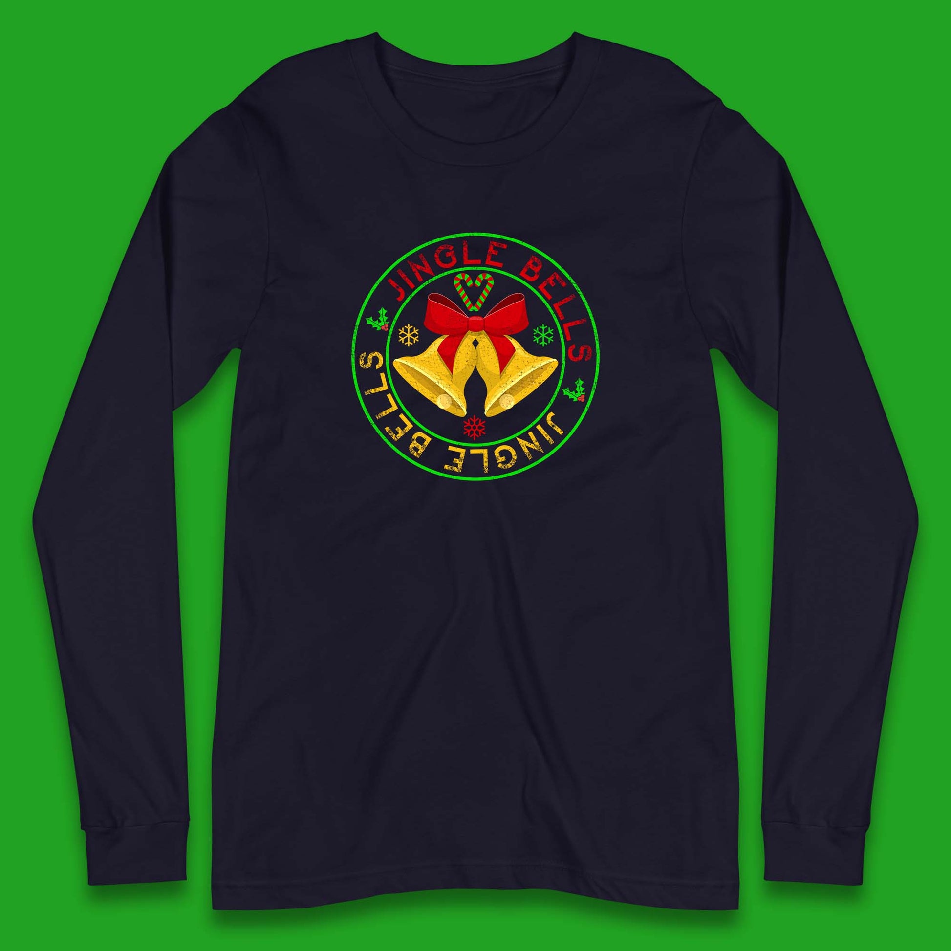 jingle bells christmas long sleeves t shirt