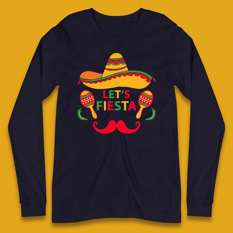 Let's Fiesta Cinco De Mayo Long Sleeve T-Shirt