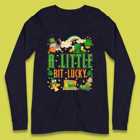 A Little Bit Lucky St. Patrick's Long Sleeve T-Shirt