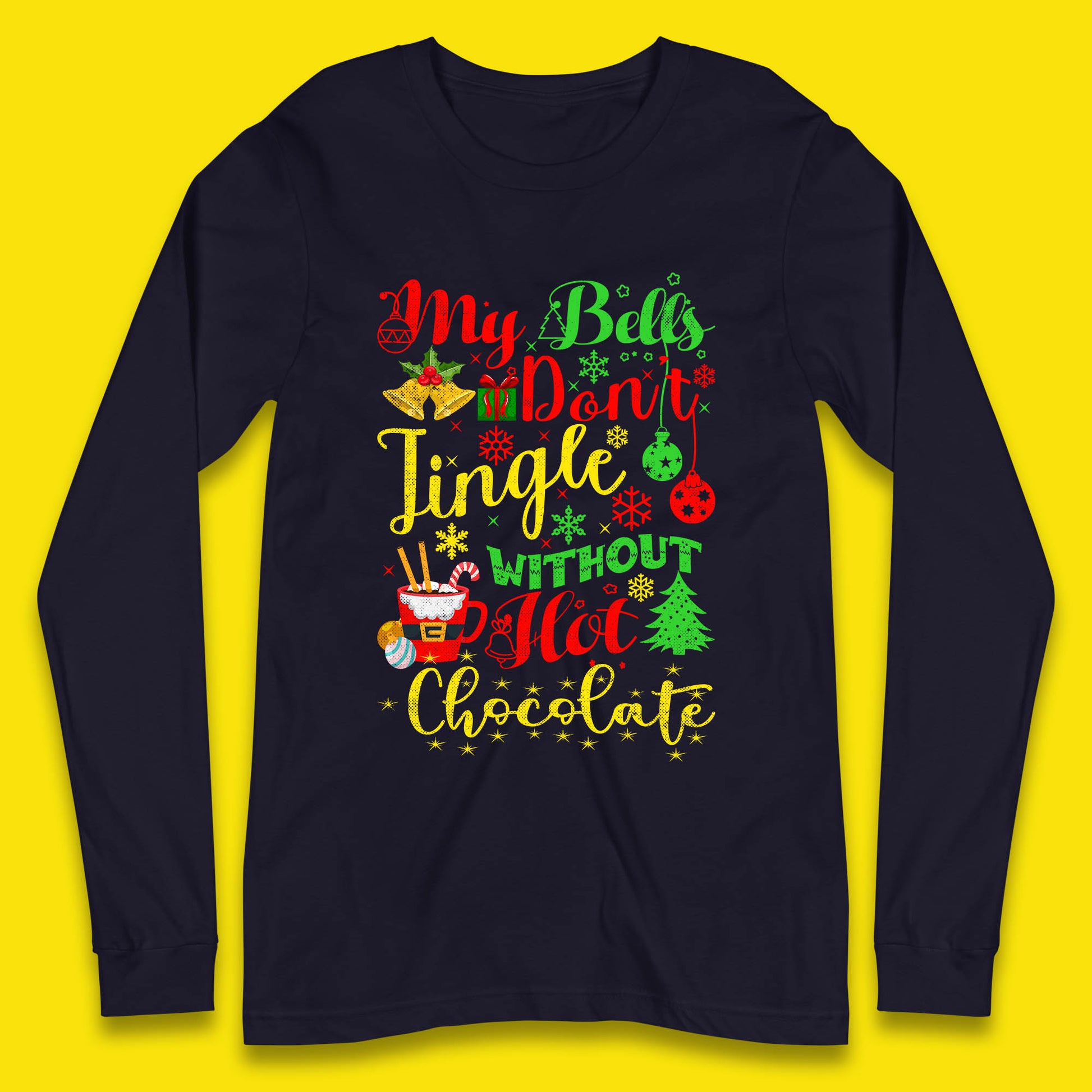 christmas jingle bells long sleeve t shirt