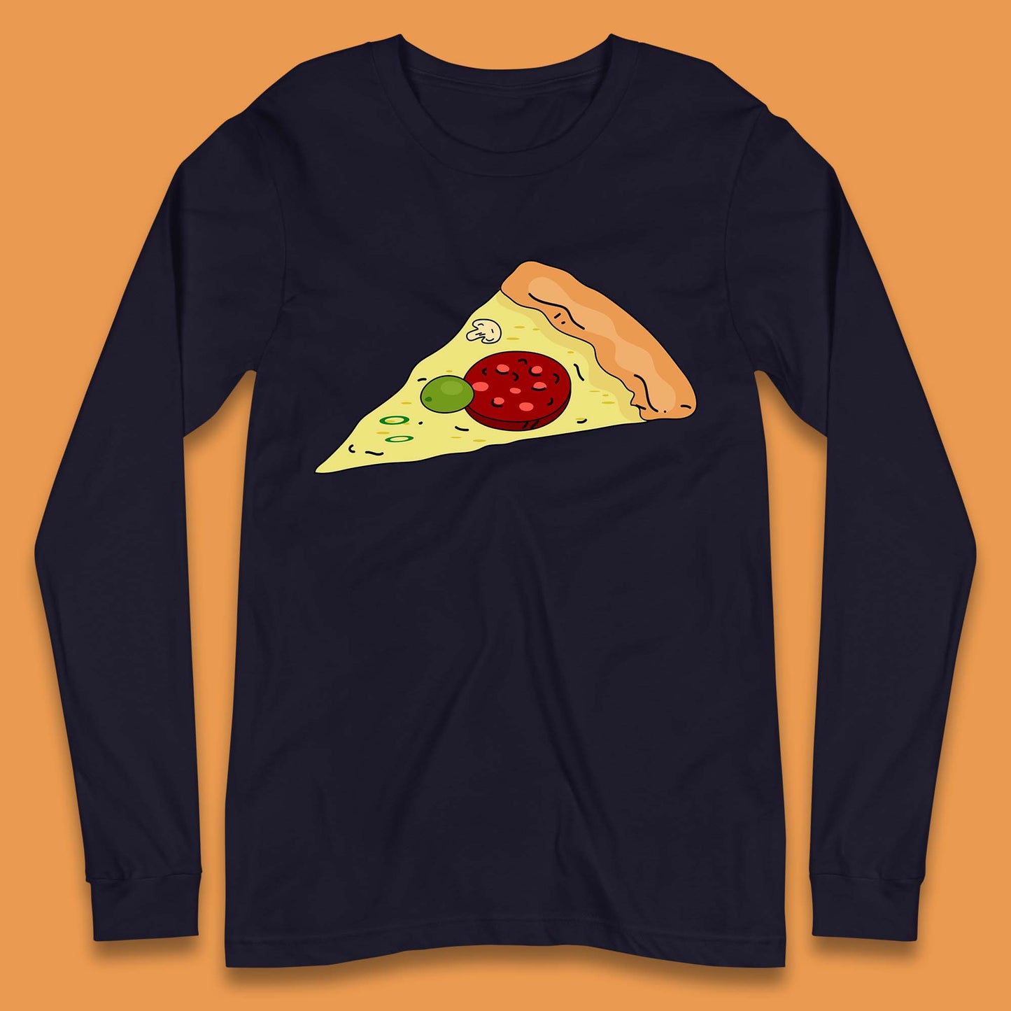 Italian Pizza Slice Pizzaologist Pizza Lover Pizza Holic Pizza Addict Long Sleeve T Shirt