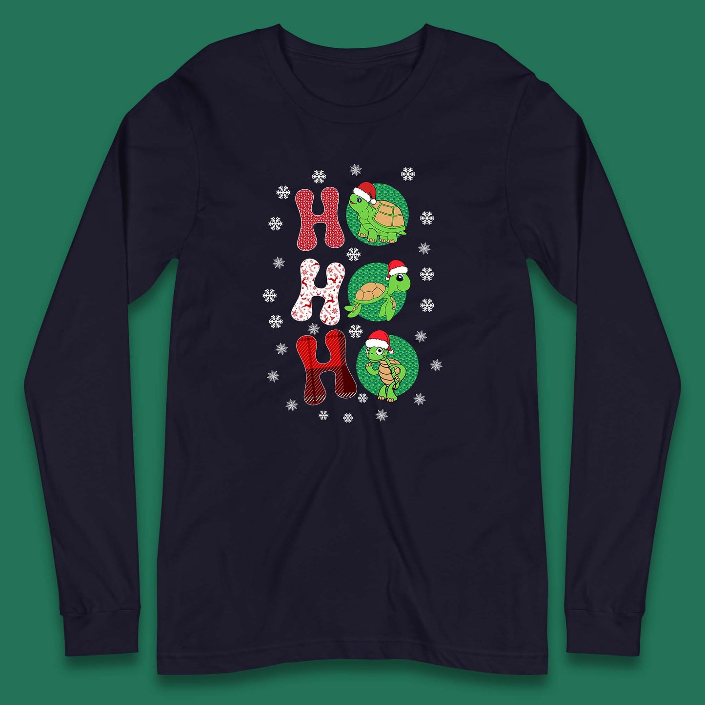turtles santa long sleeve t shirt