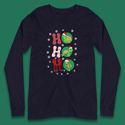 turtles santa long sleeve t shirt