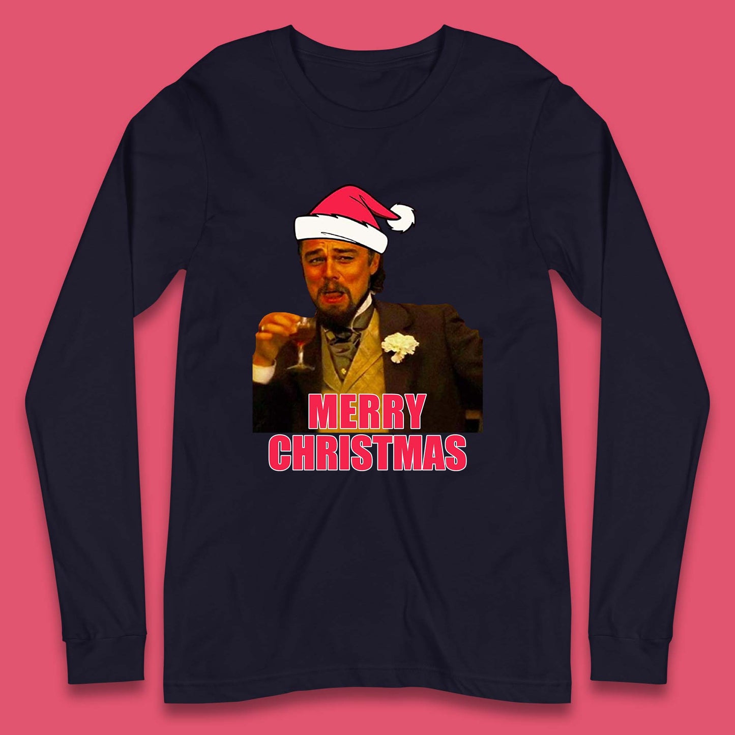 Leonardo DiCaprio Christmas Long Sleeve T-Shirt