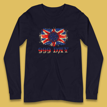 Emergency Services Day 999 Days United Kingdom Annual Holiday Long Sleeve T Shirt