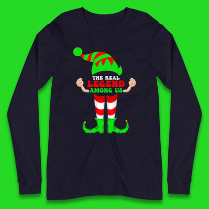 elf costume long sleeve t-shirt
