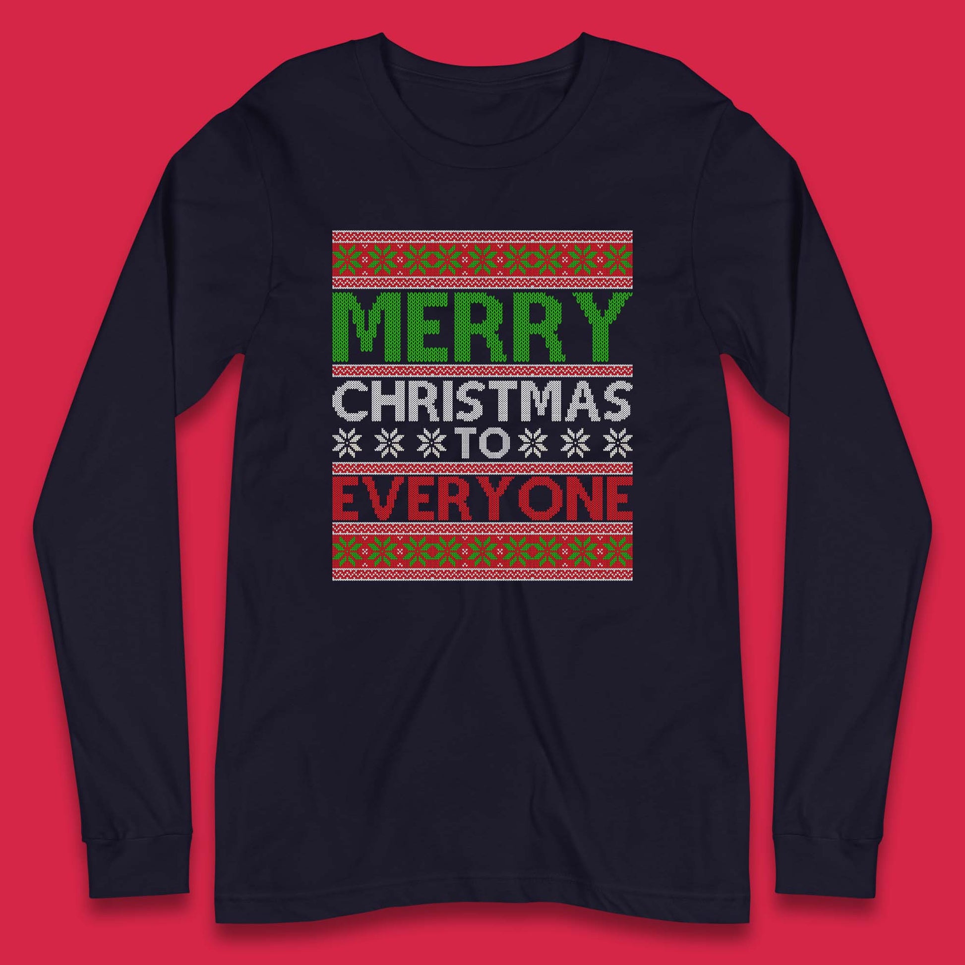 merry christmas long sleeve shirt