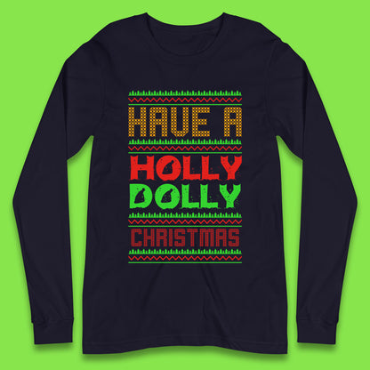 holly dolly christmas long sleeve t shirt