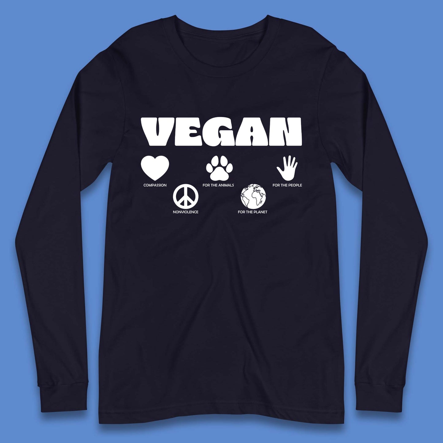 Vegan Long Sleeve T-Shirt