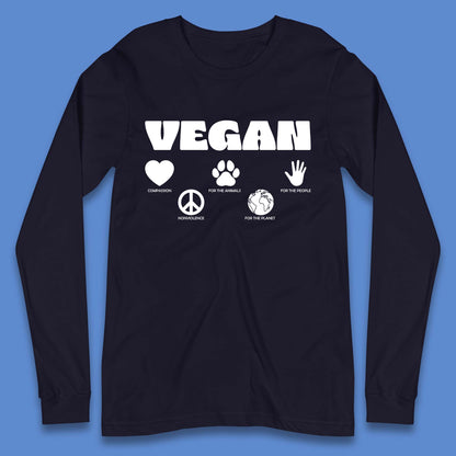 Vegan Long Sleeve T-Shirt