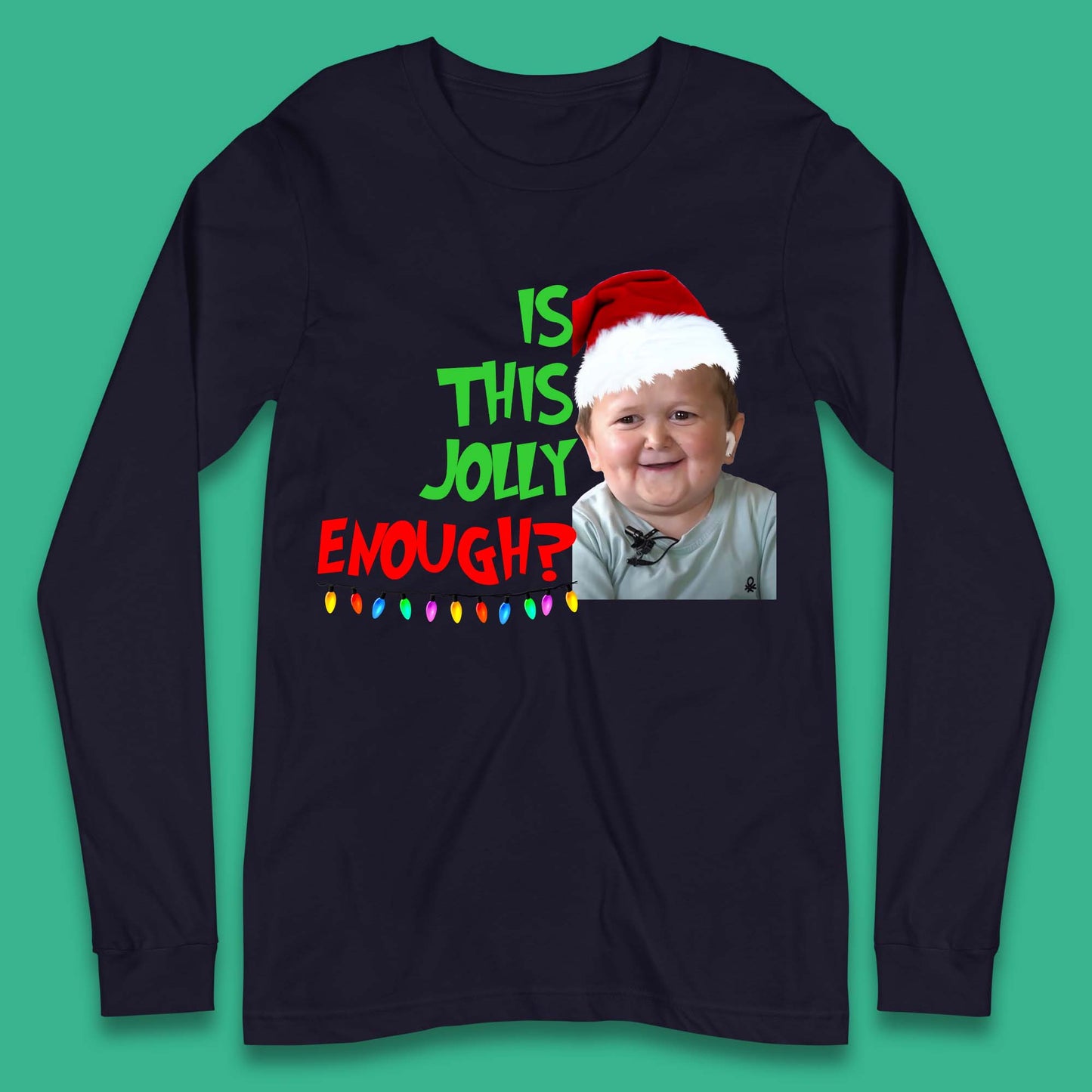 Jolly Enough Hasbulla Christmas Long Sleeve T-Shirt