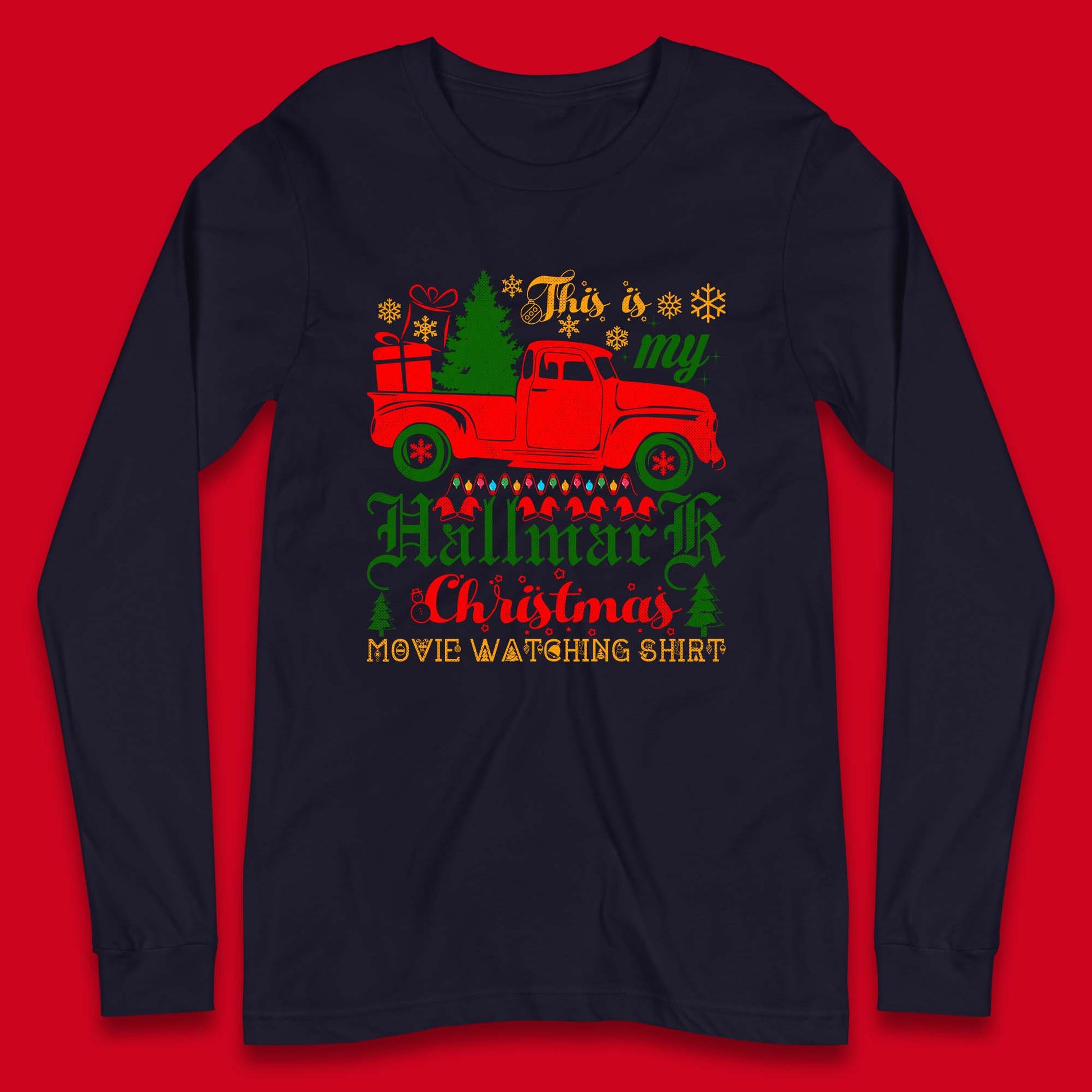 hallmark christmas movie long sleeve t shirt