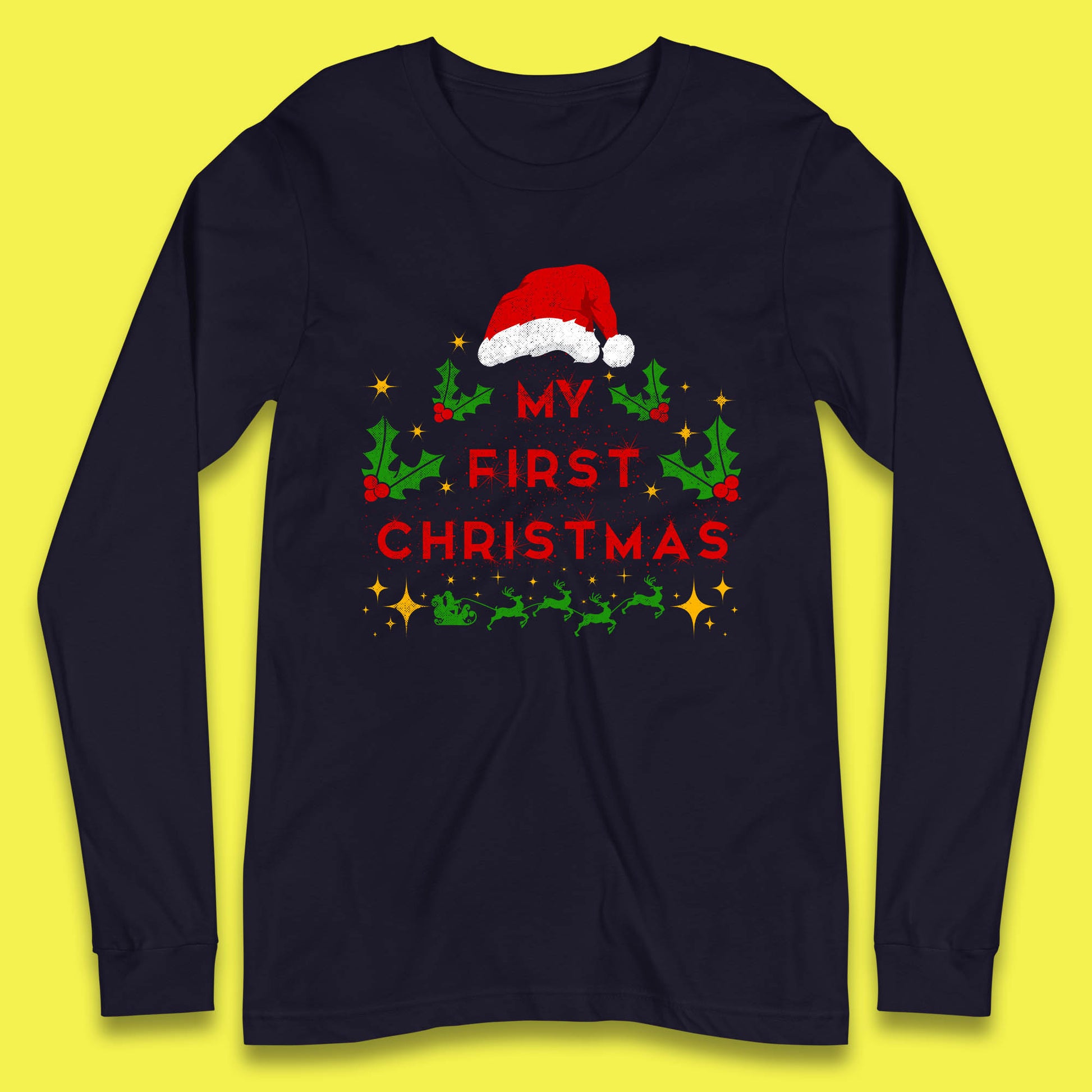 my first christmas winter tee
