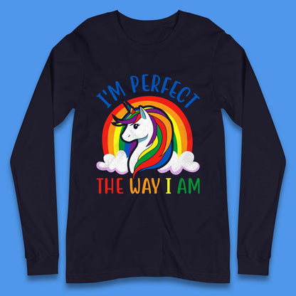 Rainbow Unicorn LGBT Pride Long Sleeve T-Shirt