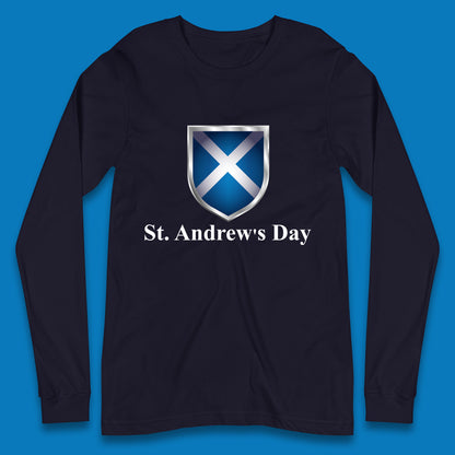 St. Andrew's Day Scotland Flag Scottish Flag Proud to be Scottish Feast of Saint Andrew Long Sleeve T Shirt