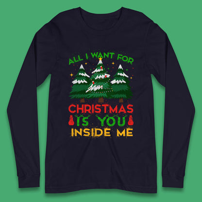 christmas tree long sleeve t shirt