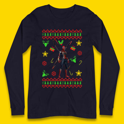 Spiderman Christmas Long Sleeve T-Shirt