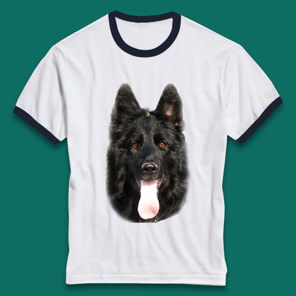 Old German Shepherd Dog Ringer T-Shirt