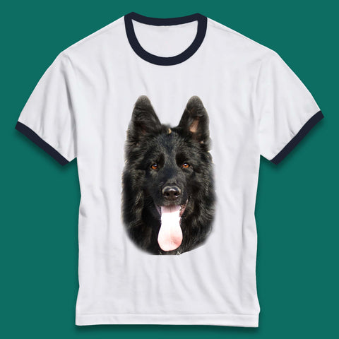 Old German Shepherd Dog Ringer T-Shirt