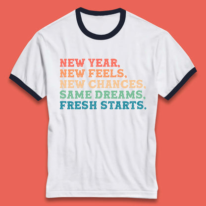 New Year New Feels Ringer T-Shirt