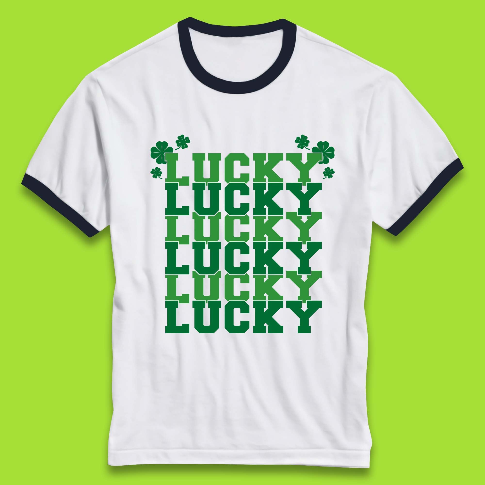 Lucky St Patrick's Day Ringer T-Shirt