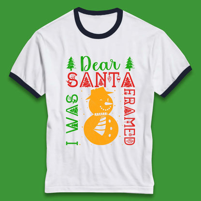 snowman christmas ringer t shirts