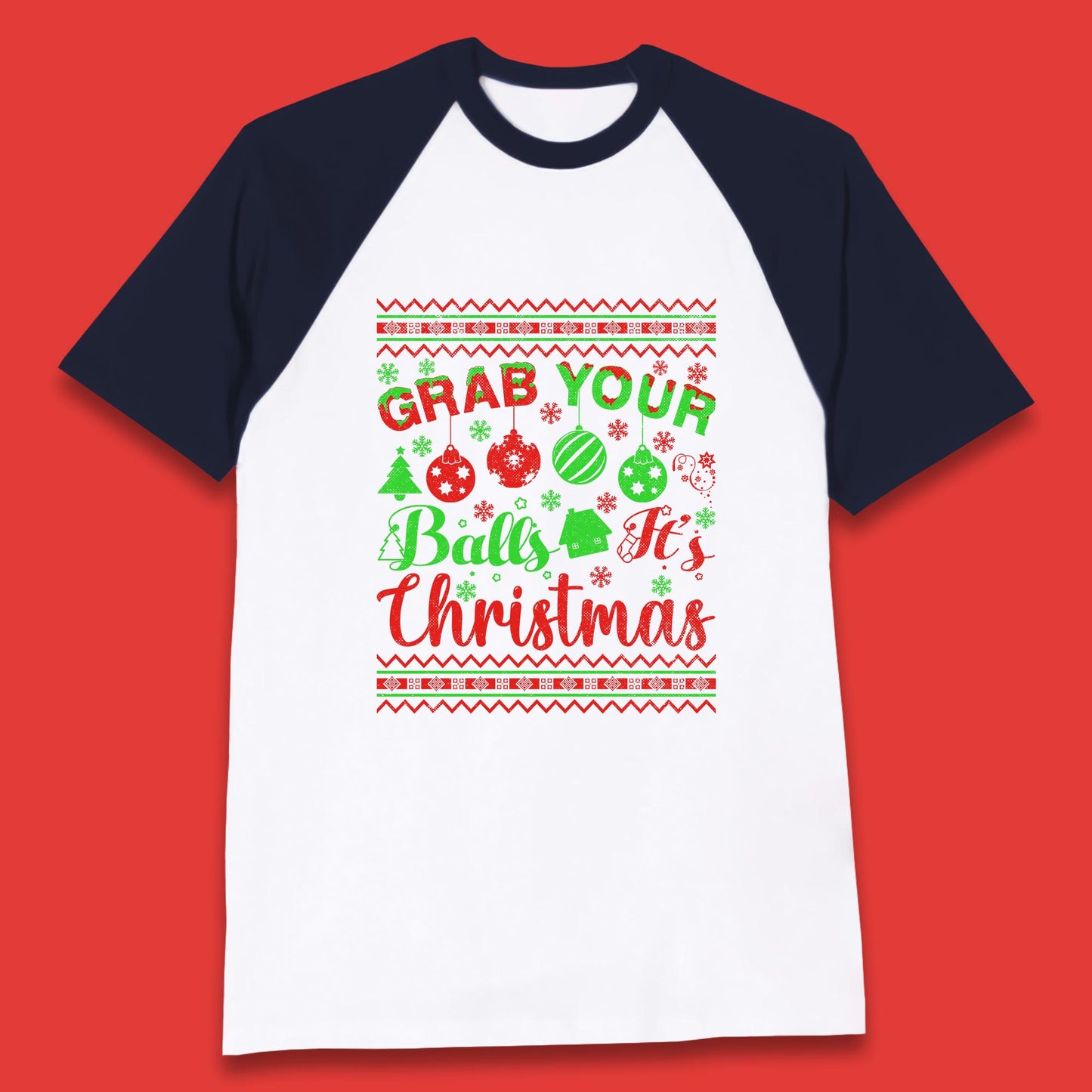 christmas ornament baseball t shirt