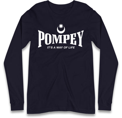 Pompey Football Long Sleeve T Shirt
