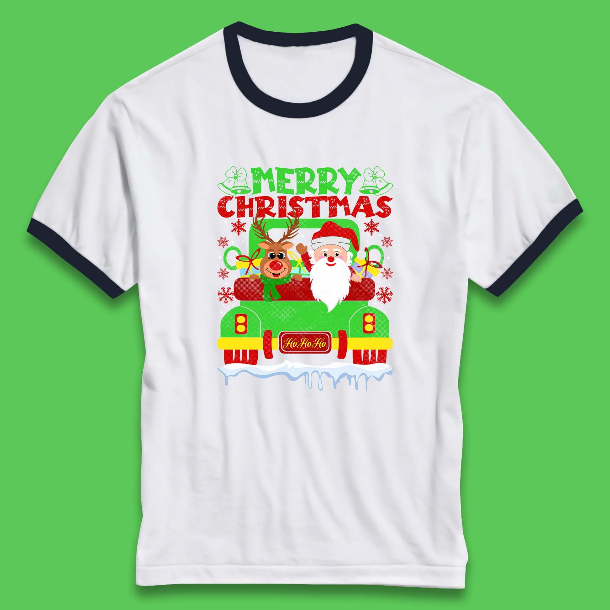 merry christmas truck tee