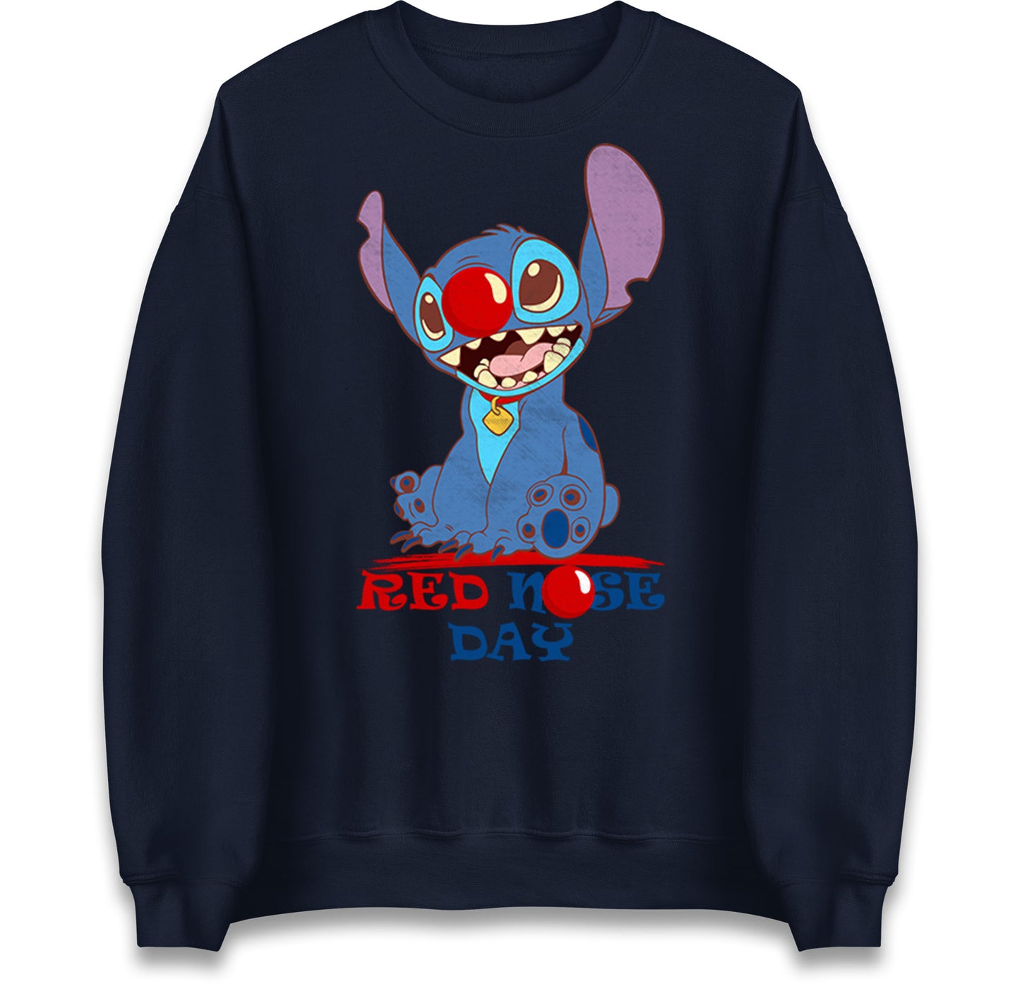 stitch red nose day jumper