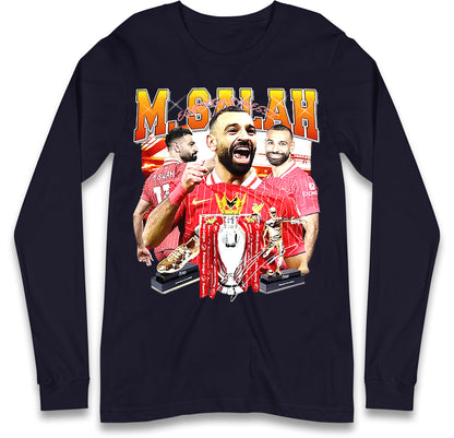 Mohamed Salah Bootleg Long Sleeve T Shirt 