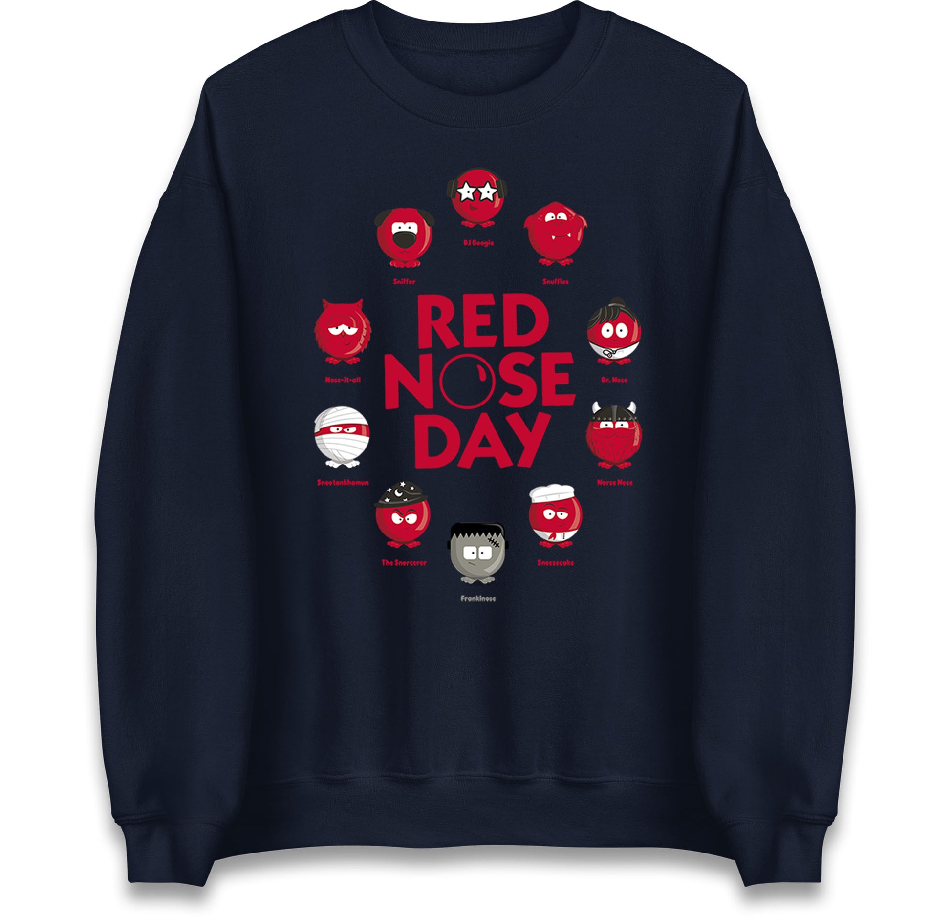 Red Nose Day Funny Noses Jumper